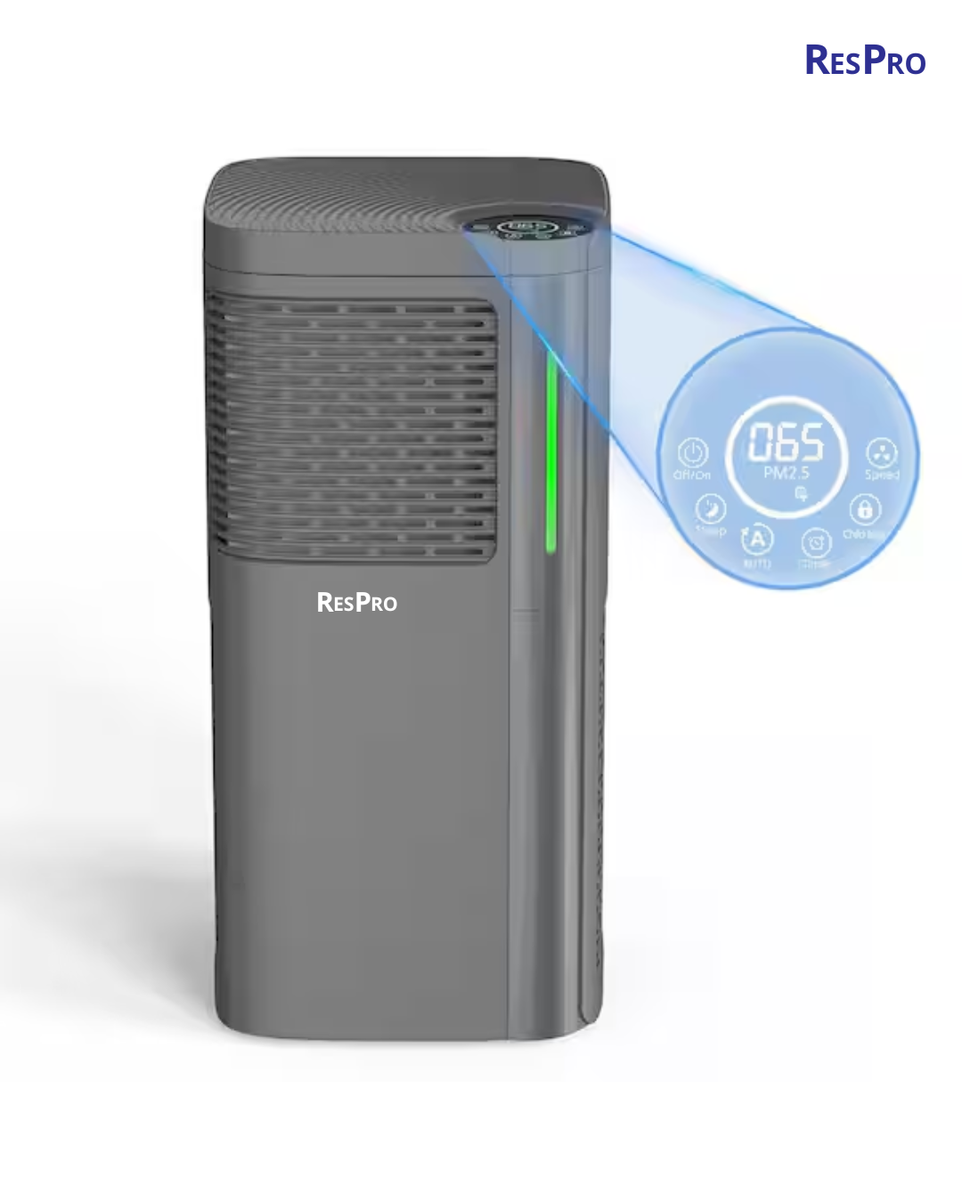 Respro Air Purifier HBR1350 with H13 HEPA Filters for Large Area Coverage - Image 2